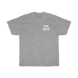 White Logo Tee