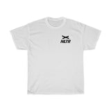 White Logo Tee
