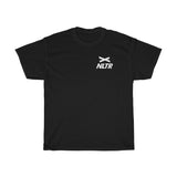 White Logo Tee